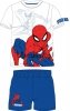 Piżama Spiderman letnia biało-niebieska